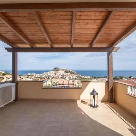 Castelsardo- Elegante Appartamento Vista Mare Exterior foto